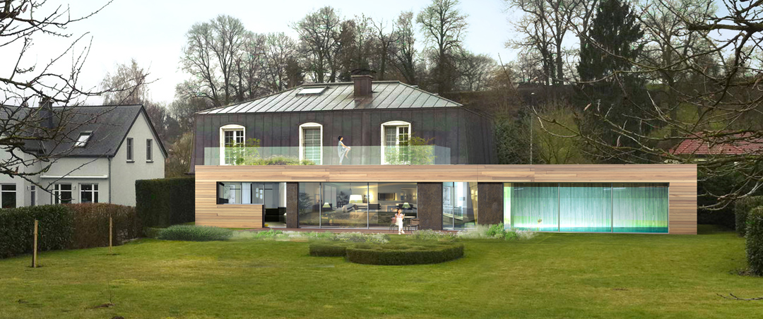 Boito architectes RIE annexe de maison Annexe de maison - vue arrière - 02